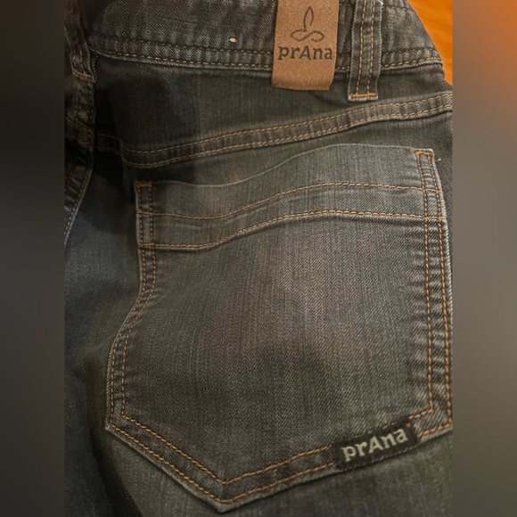 Prana Outdoor Denim Slim Fit Jeans Pants Mens Size 32Wx30L - Picture 3 of 5